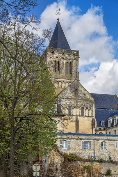 A Sainte-Trinite apátság (a Szentháromság) volt női kolostor Caenben, Normandiában, Franciaországban. Apátság templom - Fotó, kép