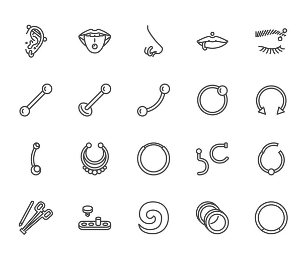 Jewelry Flat Line Icons Jewellery Store Signs Jewels Accessories Gold  Engagement Rings Gem Earrings Silver Chain Engraving Necklaces Brilliants  Thin Signs Fashion Store Pixel Perfect 64x64 Stock Illustration - Download  Image Now 