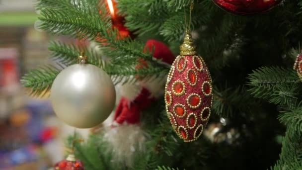 Kerstspeelgoed op de boom - Video