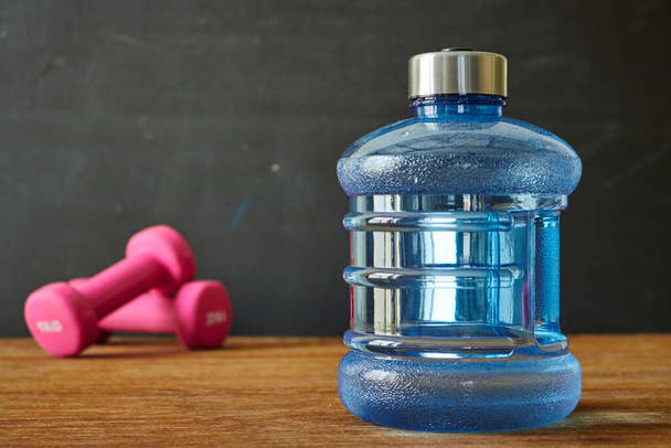 A studio photo of a water bottle - Photo, Image