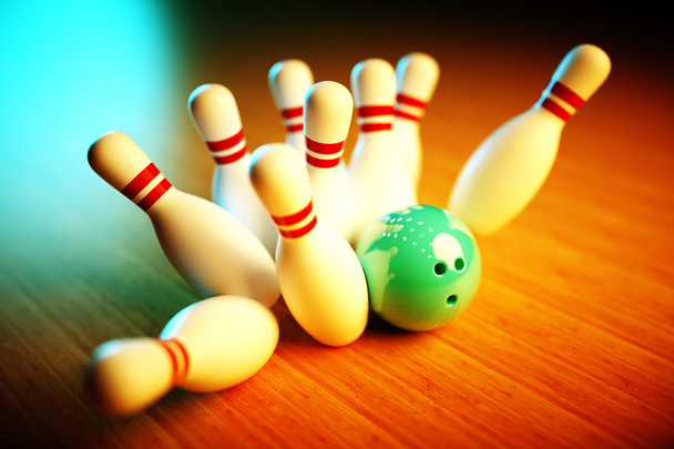 Immagine bowling 3D
 - Foto, immagini