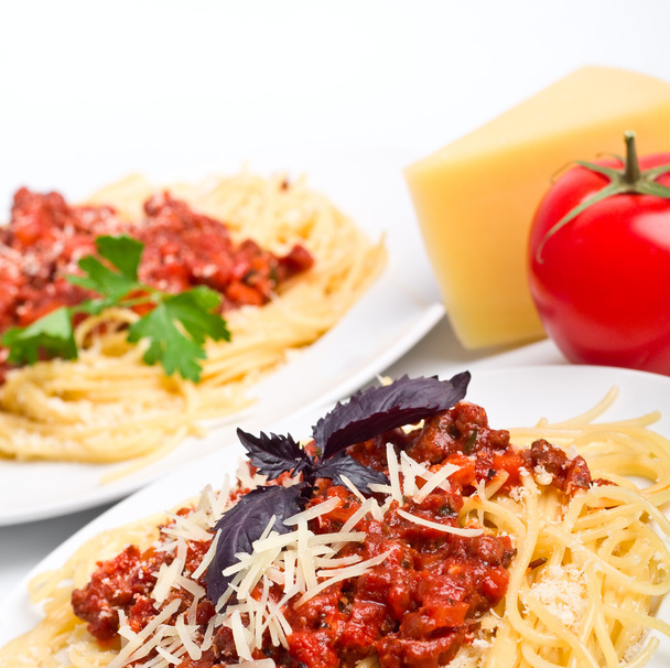spagetti bolognese mártással - Fotó, kép