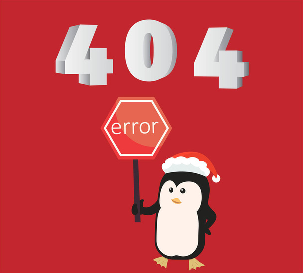 404 Fehlerseite Vorlage für Website. 404 Alarmglocken. - Vektor, Bild