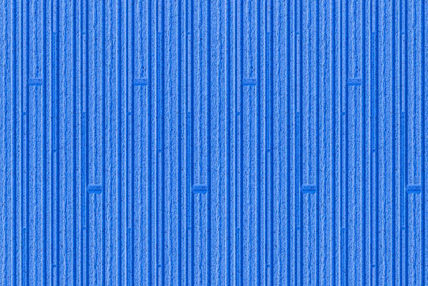 Moderní modrá kamenná zeď s pruhy textury a bezešvé pozadí - Fotografie, Obrázek