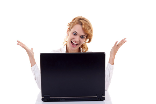 Woman surfing on the internet - Photo, image