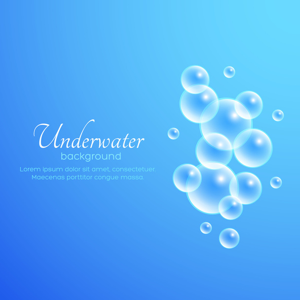 Air Bubbles Background - Vector, Image
