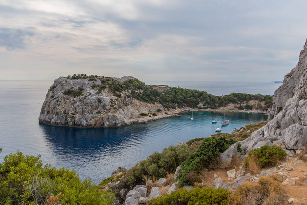 Sensazione di vacanza sull'isola del sole greca nel Mediterraneo orientale - Rodi / Grecia - Foto, immagini