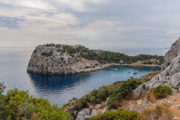 Αίσθηση διακοπών στο ελληνικό νησί του ήλιου στην ανατολική Μεσόγειο - Ρόδος / Ελλάδα - Φωτογραφία, εικόνα