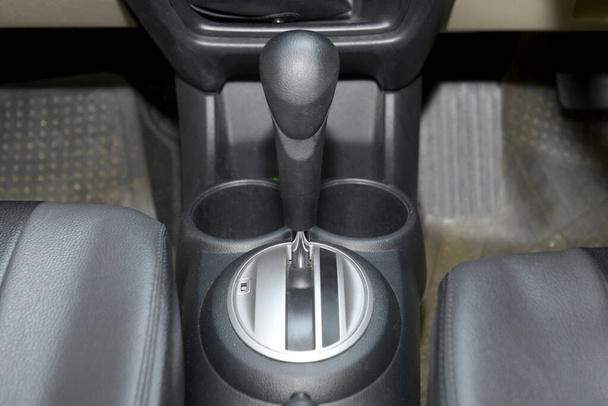 Close up view of car transmission inside the car - Φωτογραφία, εικόνα