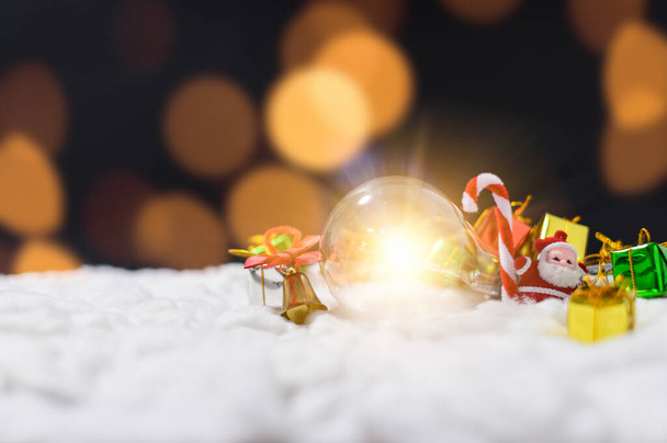 ギフトボックスメリークリスマスの背景 - 写真・画像