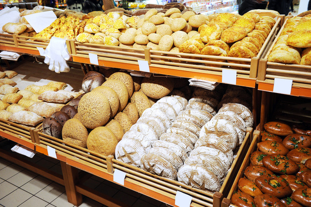 Lots of fresh crisp loaves of bread - Valokuva, kuva