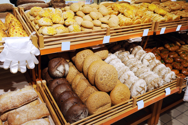 Lots of fresh crisp loaves of bread - Valokuva, kuva