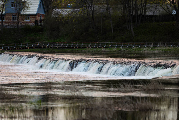 Venta rapid waterfall. Photo taken in Europe, Latvia. - Photo, Image