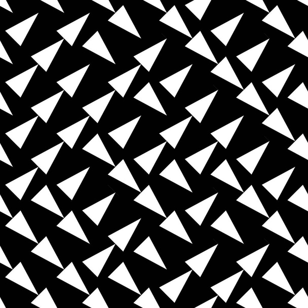 Eğik beyaz üçgenli kusursuz desen - Vektör, Görsel