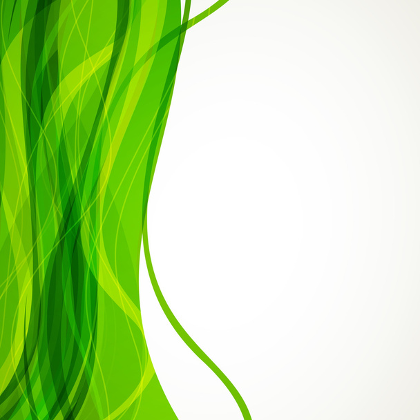 φόντο πράσινο κύμα - Διάνυσμα, εικόνα