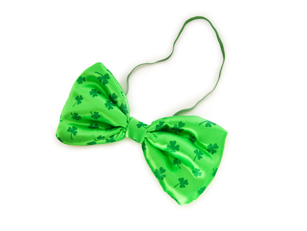 Зеленый галстук-бант как концепция Дня Святого Патрика
 - Фото, изображение