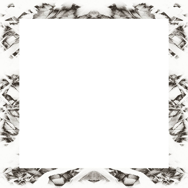Telaio Grunge, struttura in bianco e nero. Copia spazio nel mezzo per testo immagine o pubblicità.    - Foto, immagini