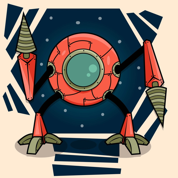 Alien Robot - Vektor, obrázek