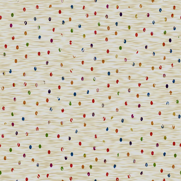 Sepia sans couture grunge impression pointillée texture fond. Matière textile motif tissu perturbé. Grunge brut tache flou lin partout imprimer  - Photo, image