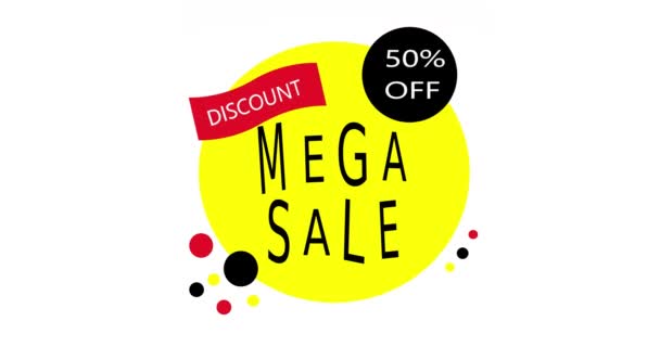 Mega Sale Banners, best offer. Animation - Footage, Video