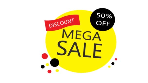 Mega Sale Banners, best offer. Animation - Footage, Video