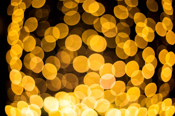 Christmas defocus festive design, defocused garland lights, bokeh effect. New year background. - 写真・画像