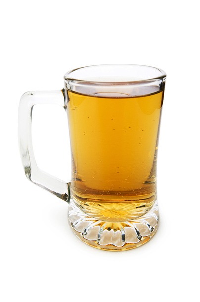 Beer glasses isolated on the white background - Photo, Image