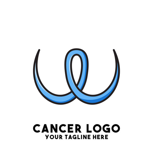 syöpä logo design käsite moderni - Vektori, kuva