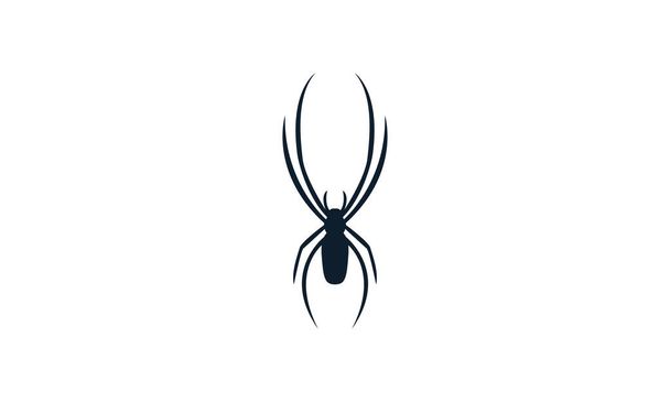 sylwetka pająka nowoczesny kształt logo wektor ikona ilustracja projekt sztuka - Wektor, obraz