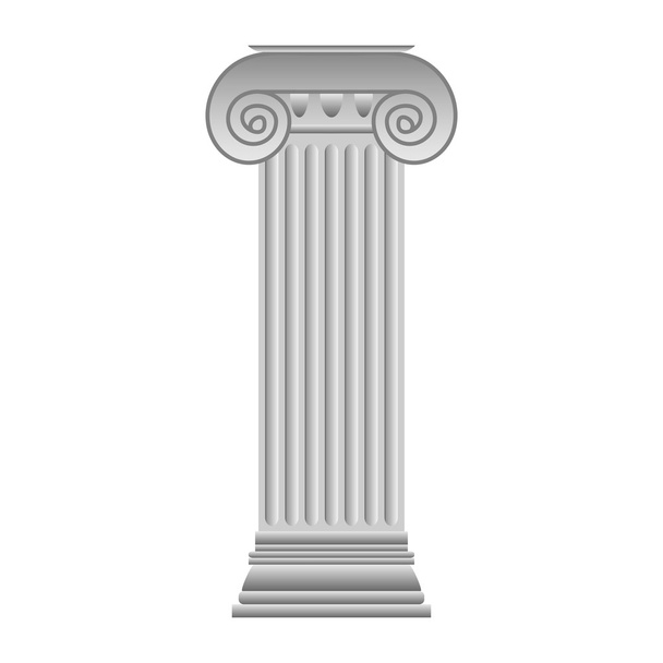 Ionic column - Διάνυσμα, εικόνα
