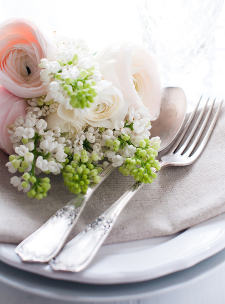 wedding elegant dining table setting  - Photo, Image