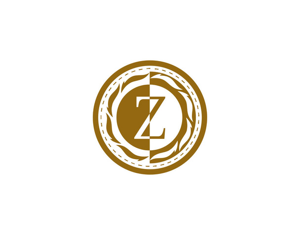 Kraliyet Rozet Harfi A logosu. Güzel bir çiçek süsüyle süslü altın kaligrafi amblemi. Klas Çerçeve Tasarım Vektörü illüstrasyonu. - Fotoğraf, Görsel
