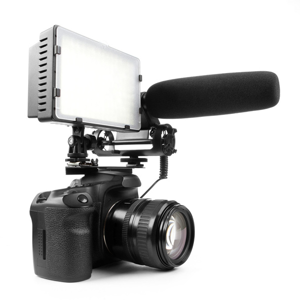 DSLR videocamera - Foto, afbeelding