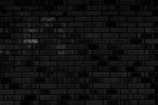 Μαύρος τοίχος από τούβλα. Εσωτερικό μοντέρνας σοφίτας. Ιστορικό για λήψη φωτογραφιών και βίντεο. Η πρόσοψη ενός κτιρίου από τούβλα. - Φωτογραφία, εικόνα