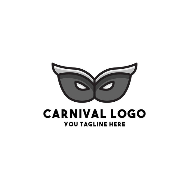 karnevaali logo konsepti suunnittelu moderni - Vektori, kuva