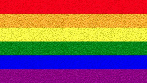 Веселка гей гордість прапор фон з декоративним грубим візерунком у високій роздільній здатності
. - Фото, зображення