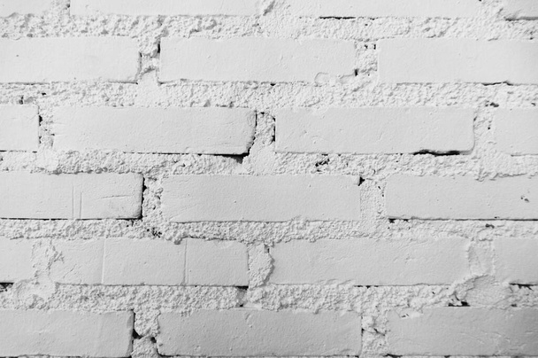 Textura de pared de yeso de cemento blanco para fondo. copiar espacio. - Foto, imagen