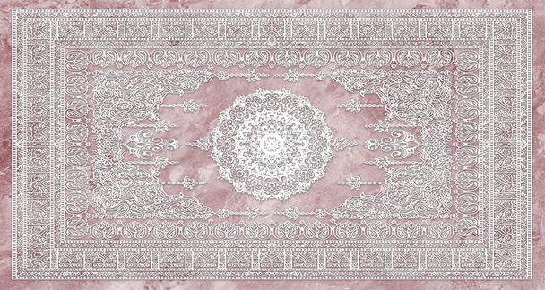 tapis de fond animal géométrie colorée tricot léopard tapis texture textile - Photo, image