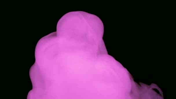 Рожевий дим на чорному тлі. Повільний рух. Інтро, інтро. Містичний туман. Знімок, текстура диму. Еквалайзер, ефект відео. Споглядання, медитація. Ілюзія, аура, зір, магія
 - Кадри, відео