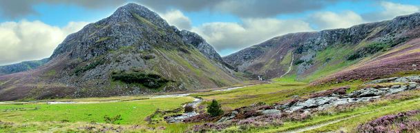 Szlak turystyczny w Parku Narodowym Cairngorms. Glen Lee w Angus, Szkocja, Wielka Brytania - Zdjęcie, obraz