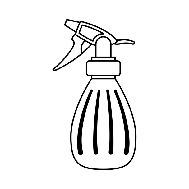 spray ícone estilo linha garrafa - Vetor, Imagem