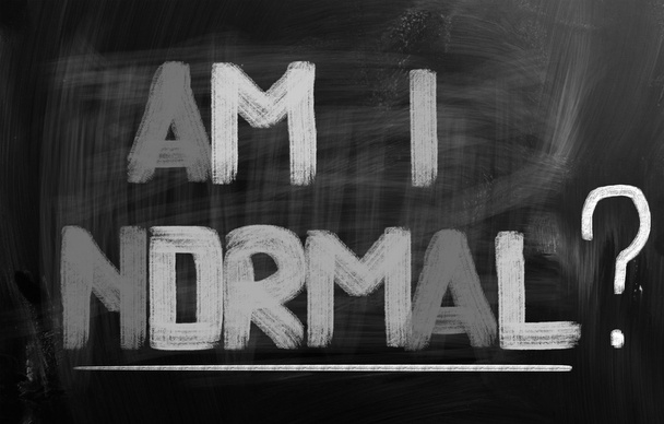 Am I Normal Concept - Photo, Image