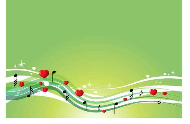 christmas background with red and green grass - Vector, Imagen