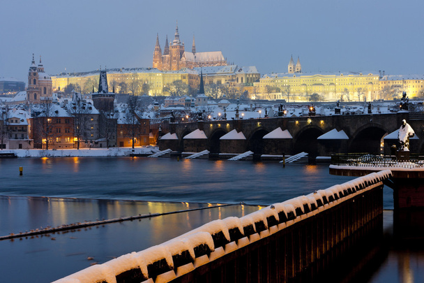 Praga zimą - Zdjęcie, obraz