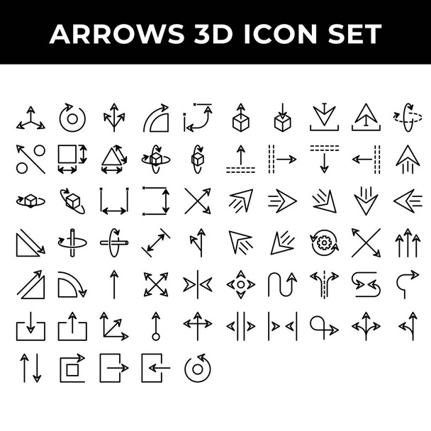 arrows icon set include orientation,rotate,triple,angle,turning,increase,square,triangle,rotate,distance,cross,decrease,axis,divide,expand,mirror,in box,upload,up arrow,up down,log-out,download - Vector, Image