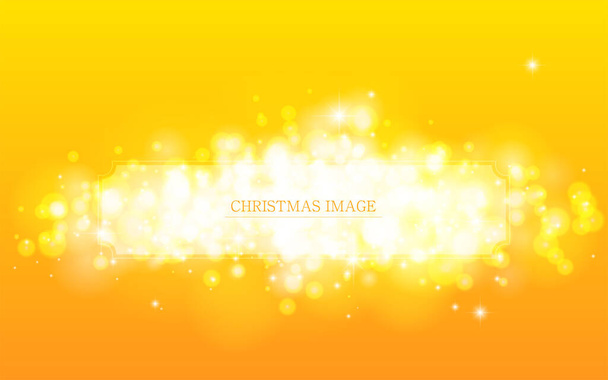 フレームでクリスマスのイメージ背景素材をグリッター - ベクター画像