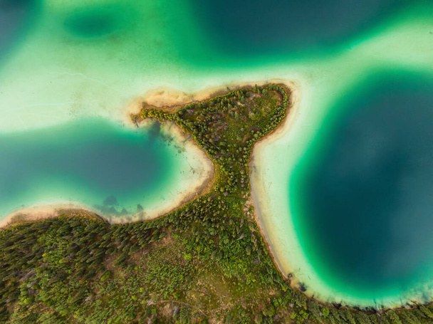 Aerial View of Canadian Nature Landscape - 写真・画像