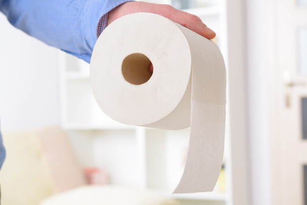 Hand holding toilet paper - Photo, Image