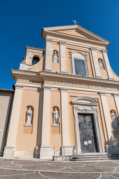 terni,italy october 22 2020:San Valentino church and its architectural details - Photo, Image