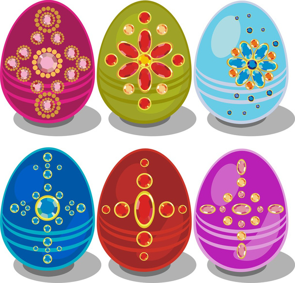 Easter eggs - Vettoriali, immagini